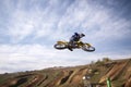 JUMP MOTOCROSS-8-ÃÅÃÂ¥1 Royalty Free Stock Photo